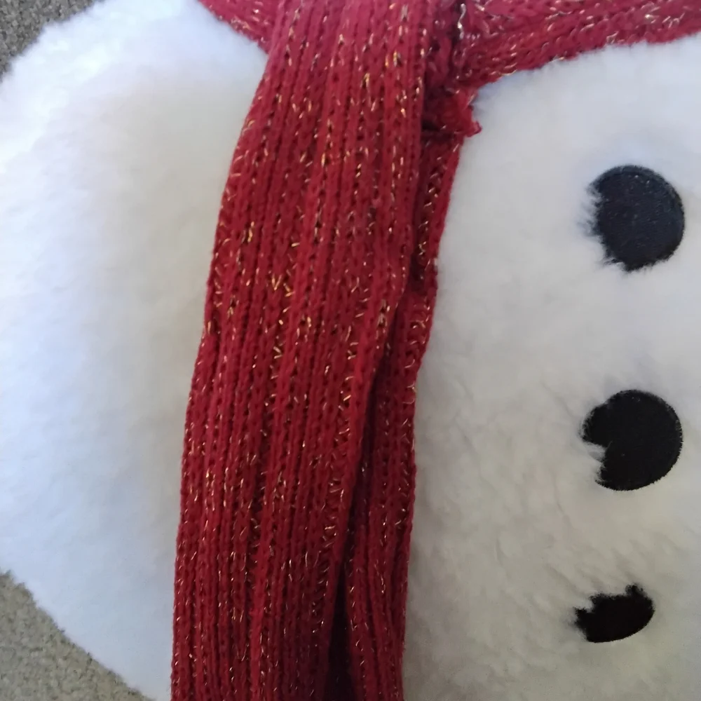 Novogratz Christmas Snowman decorative pillow nwt
